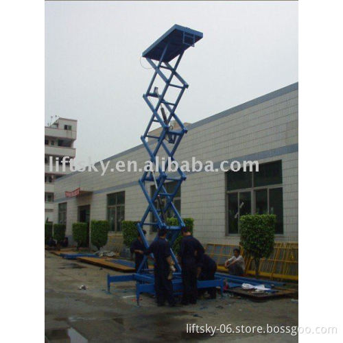 High Working platform / scissor lift